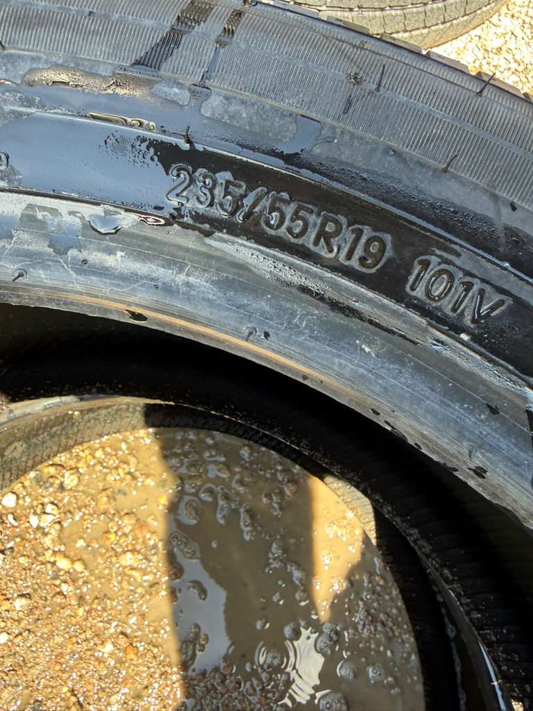 235/55R19 Pair (2 Used Tires) Toyo Open Country A39