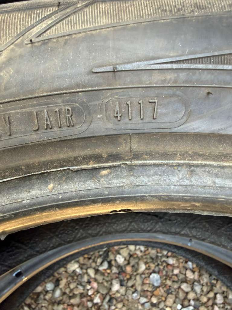 235/55R19 Pair (2 Used Tires)  Dunlop Grandtrek