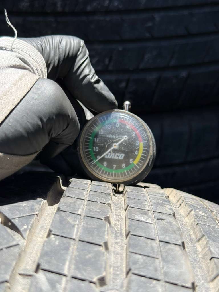 235/55R19 Pair (2 Used Tires)  Dunlop Grandtrek