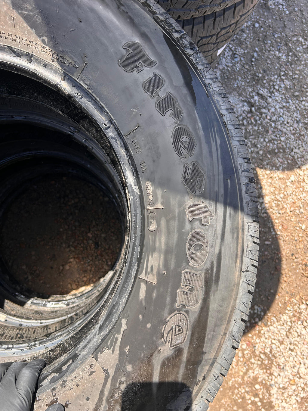 LT245/75R17 Set (4 Used Tires) Firestone Transforce HT