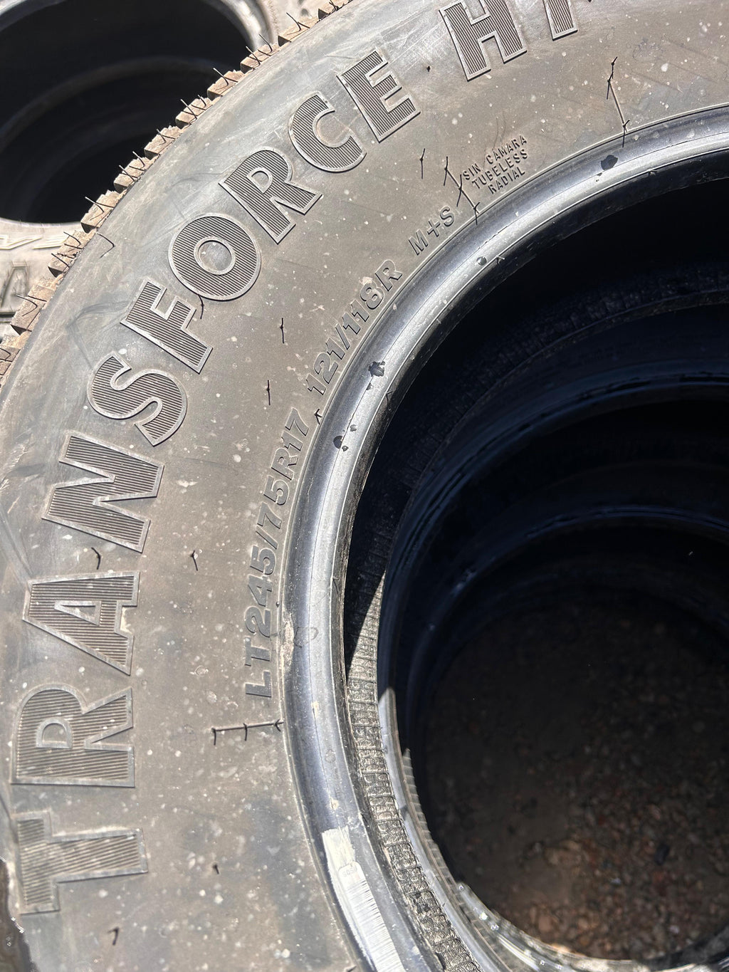 LT245/75R17 Set (4 Used Tires) Firestone Transforce HT