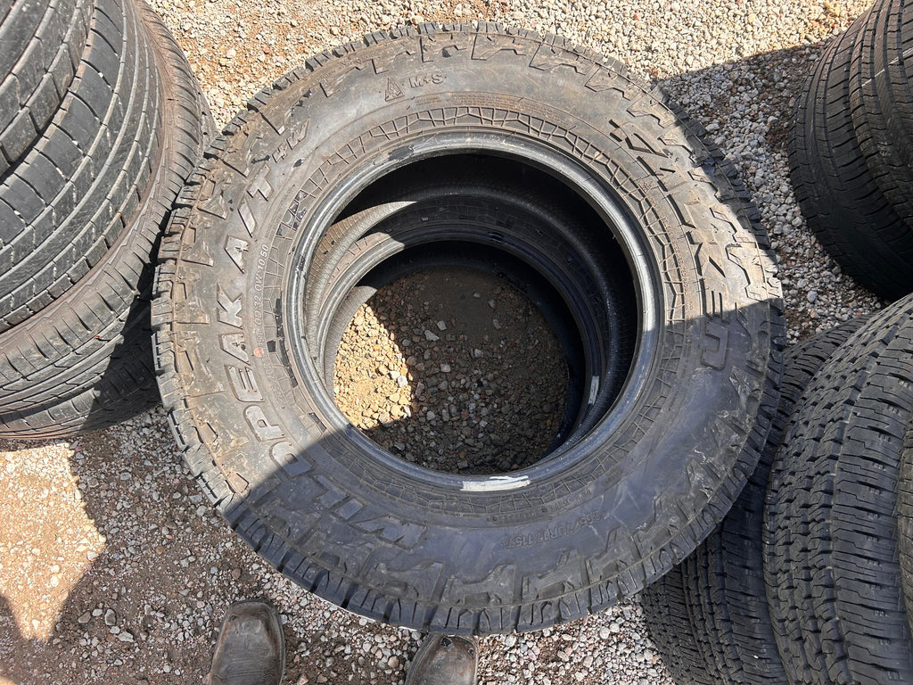 265/70R17 Pair (2 Used Tires) Falken Wildpeak AT4W
