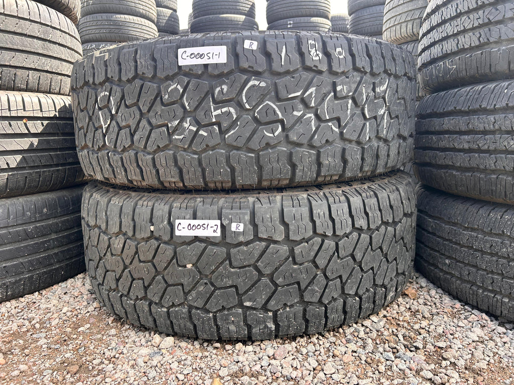 265/70R17 Pair (2 Used Tires) Falken Wildpeak AT4W