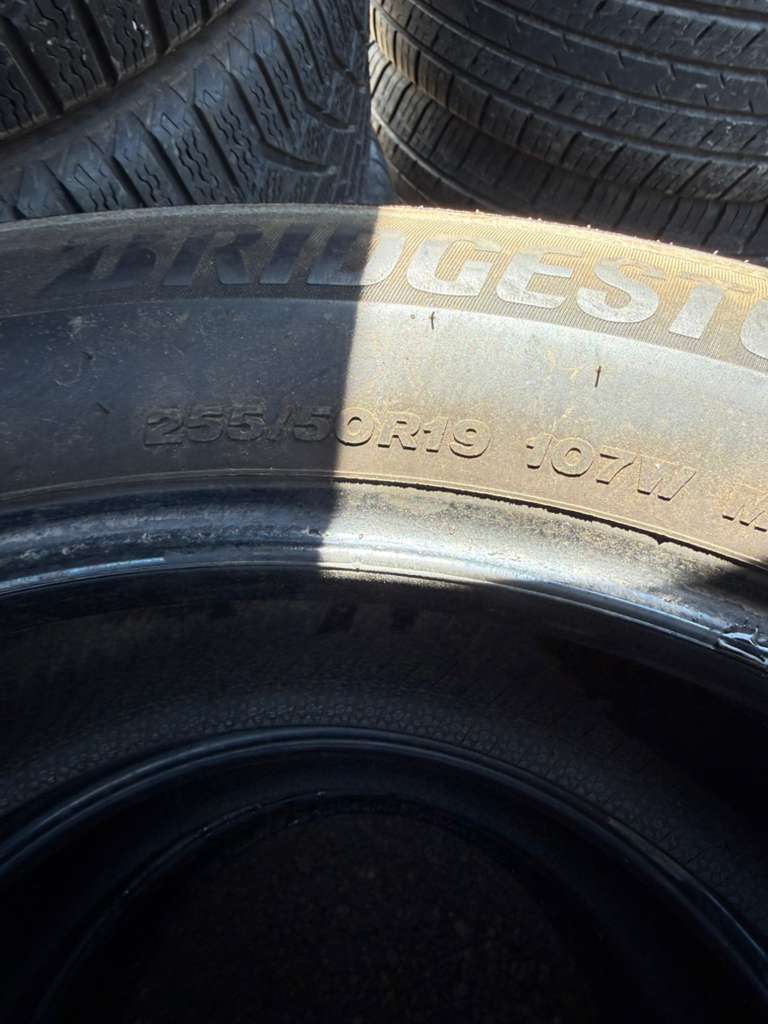 255/50R19 Set (4 Used Tires) Bridgestone Alenza AS Ultra