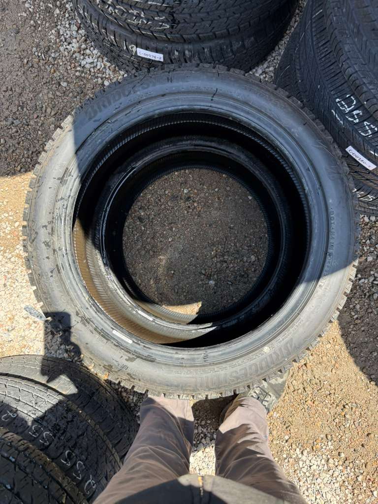 245/45R19 Pair (2 Used Tires) Bridgestone Blizzak WS90