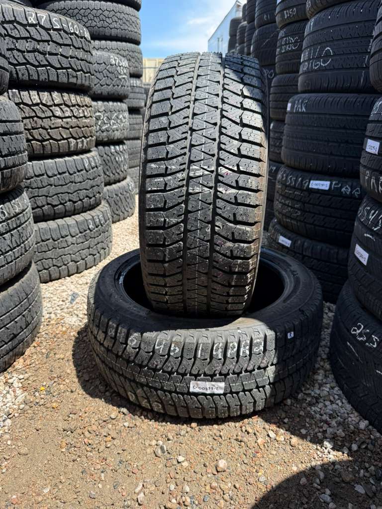 245/45R19 Pair (2 Used Tires) Bridgestone Blizzak WS90