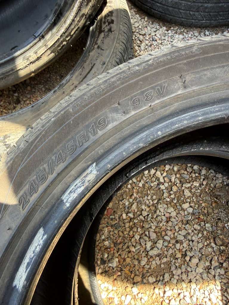 245/45R19 Pair (2 Used Tires) Westlake SA-07