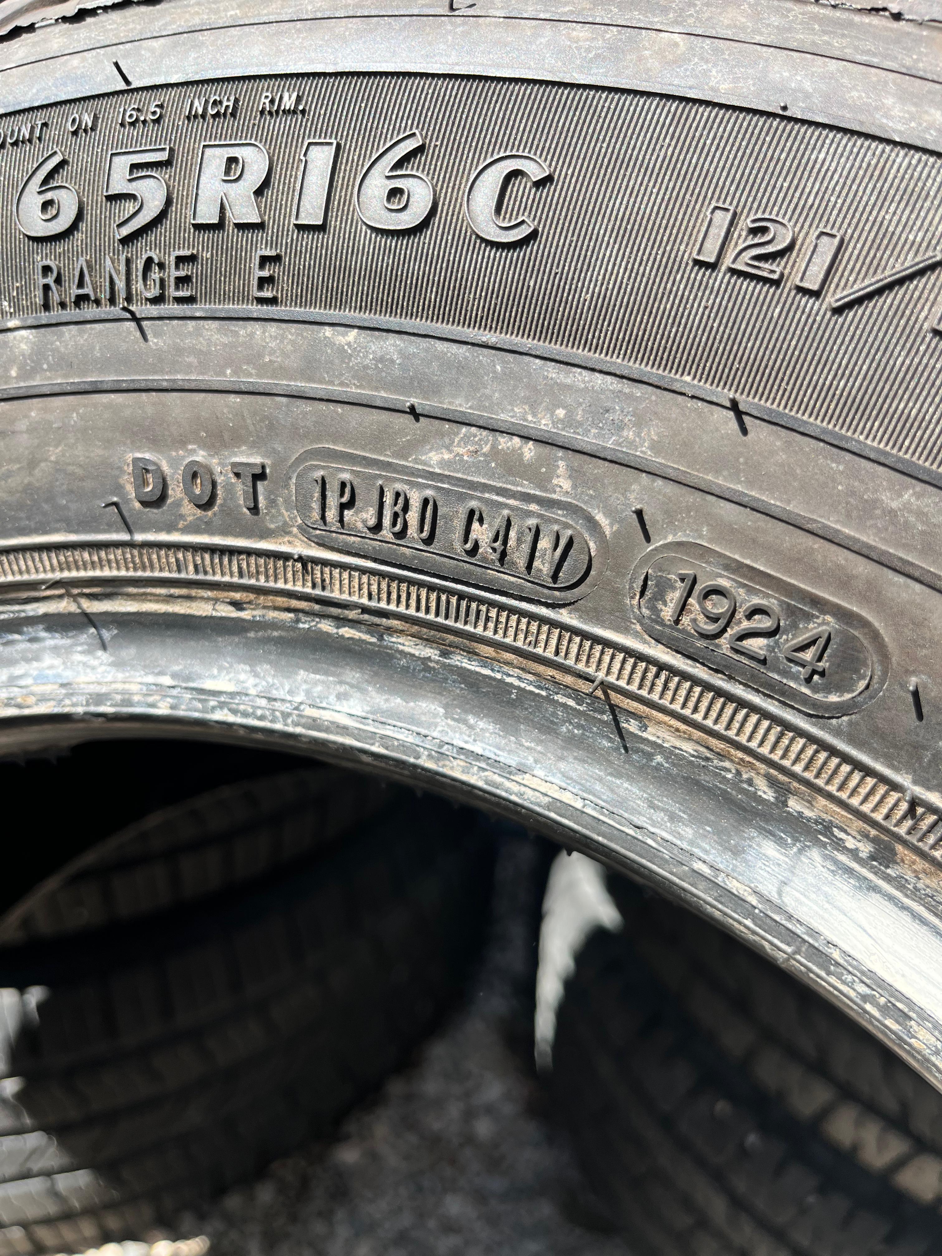235/65R16C Pair (2 Used Tires) Goodyear Wrangler (WorkHorseHT)