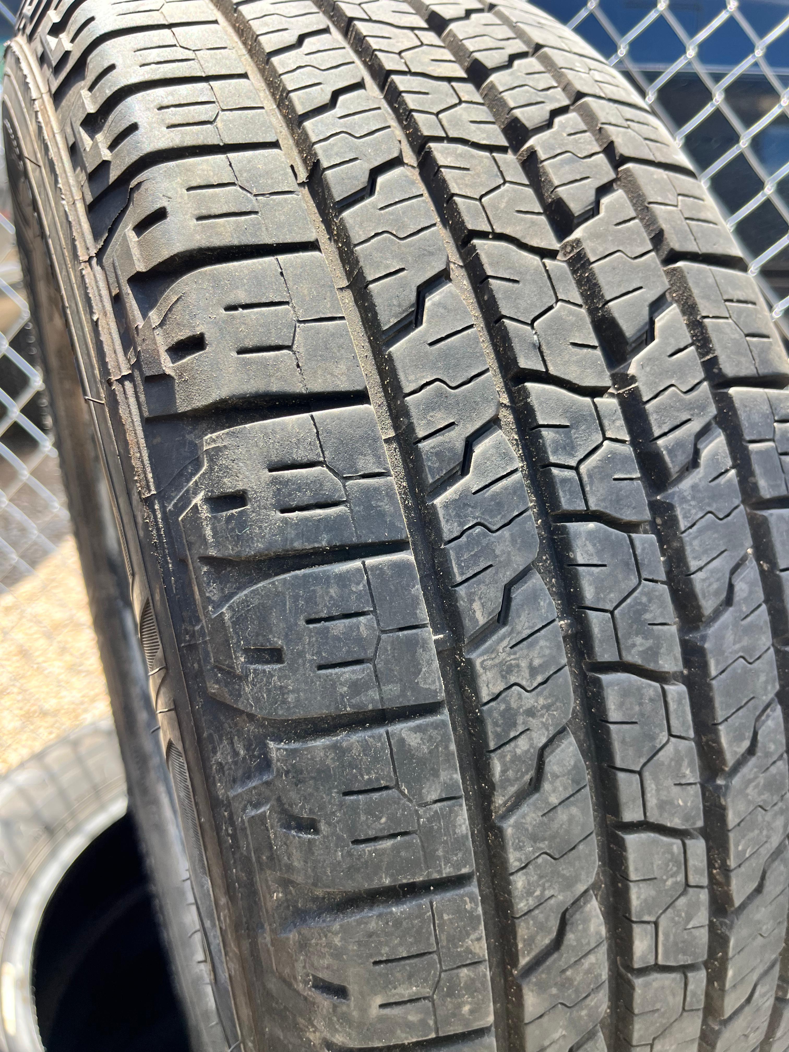 235/65R16C Pair (2 Used Tires) Goodyear Wrangler (WorkHorseHT)