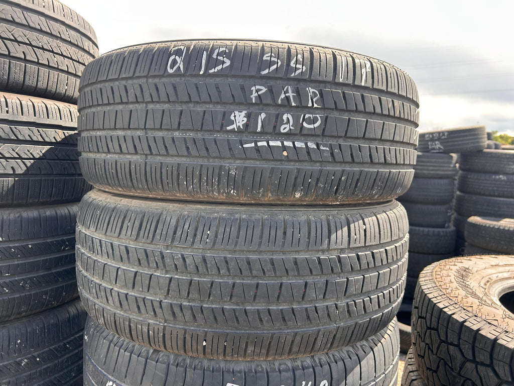 215/55R17 Pair (2 Used Tires) ComfortRide Suretrac