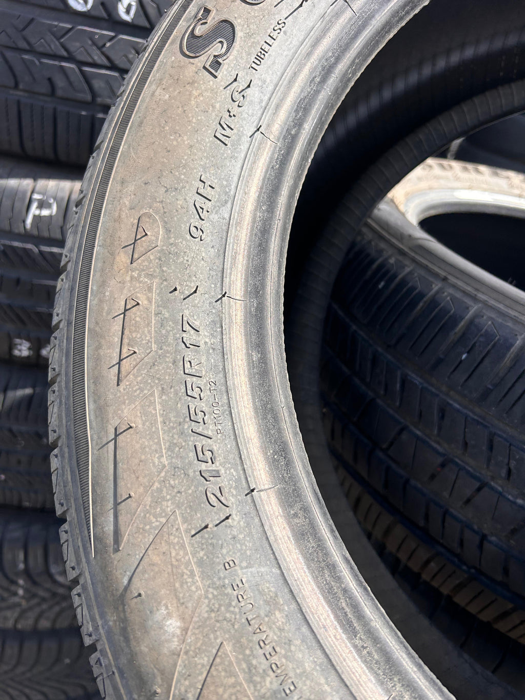 215/55R17 Pair (2 Used Tires) ComfortRide Suretrac