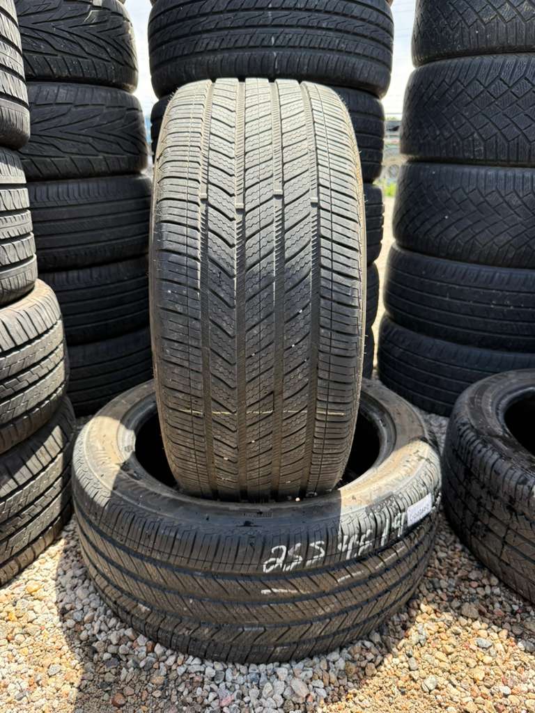 255/45R19 Pair (2 Used Tires) Bridgestone Turanza