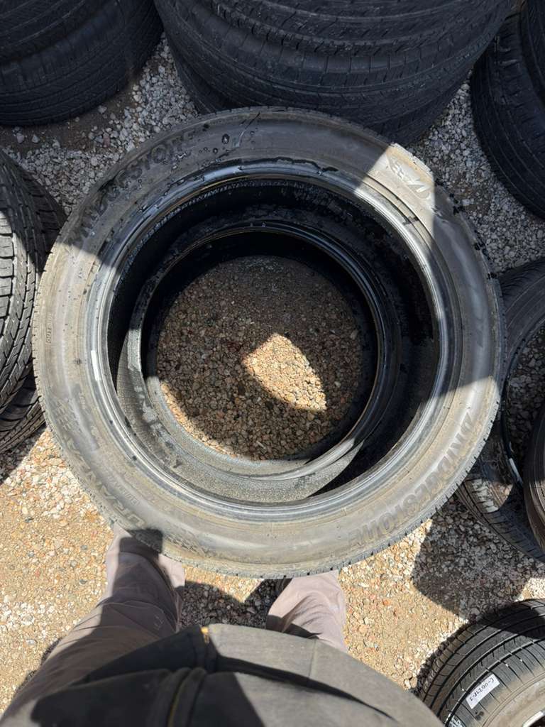 255/45R19 Pair (2 Used Tires) Bridgestone Turanza