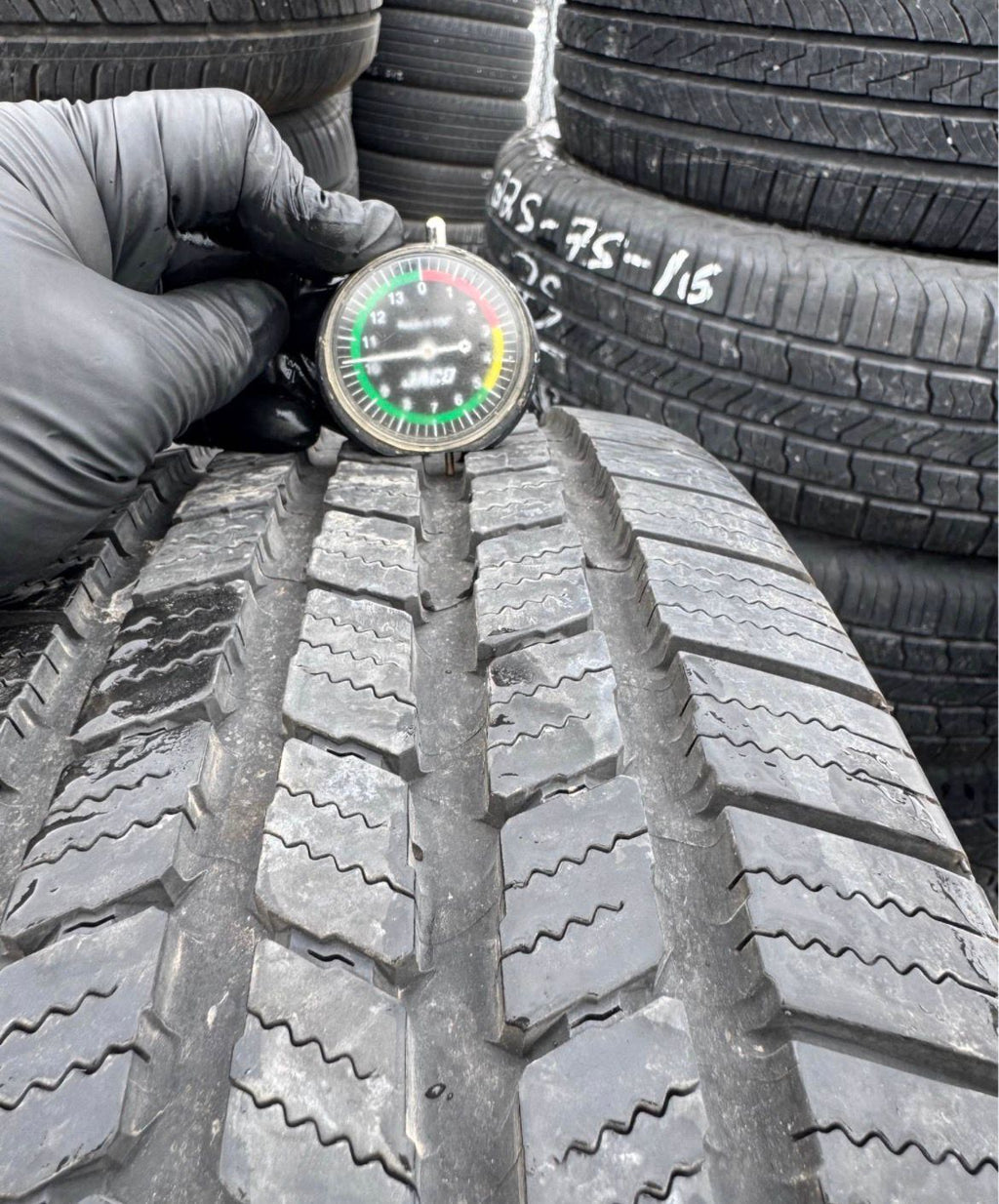LT225/75R16 Set (6 Used Tires) Michelin LTX II