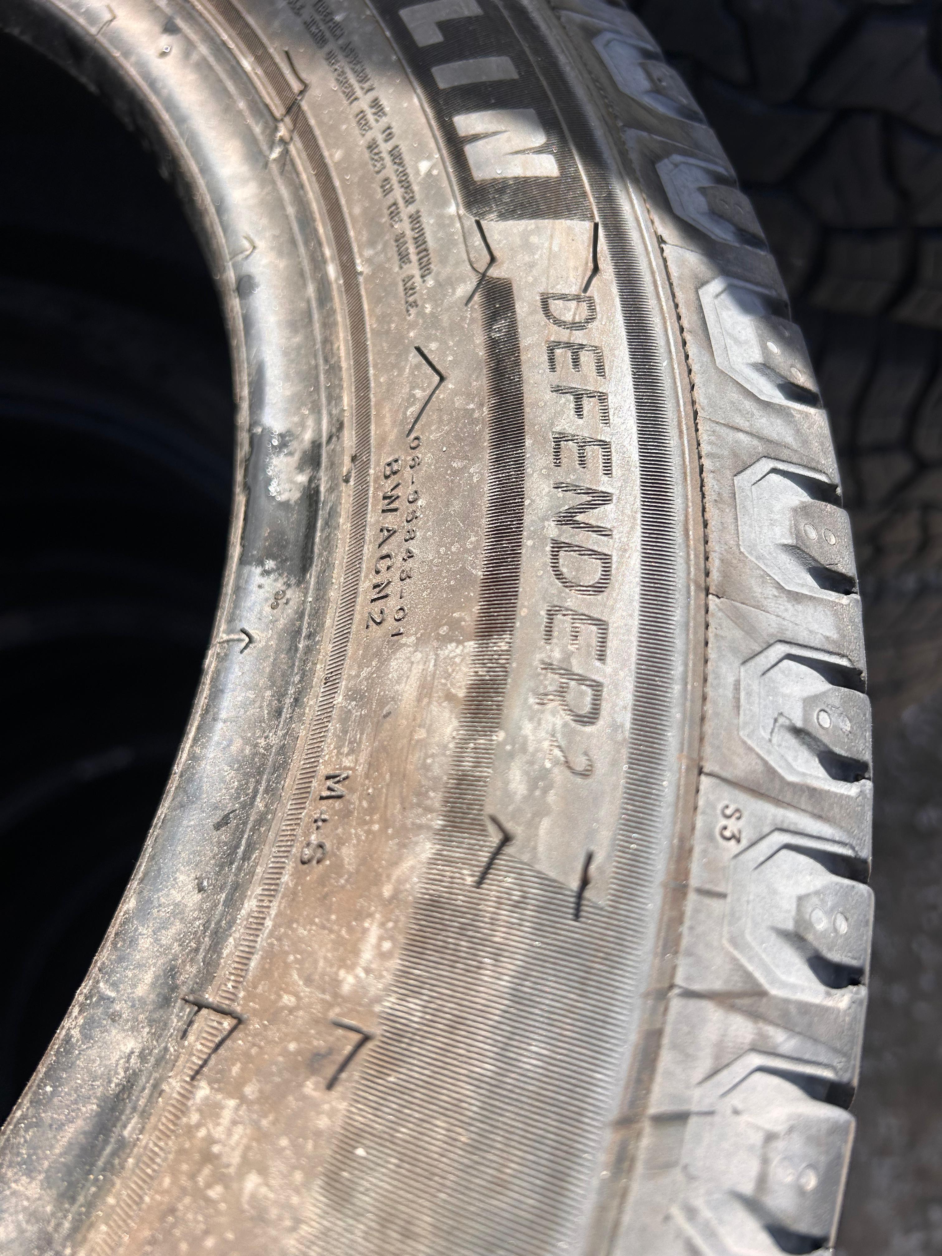 225/50R17 Set (4 Used Tires) Michelin Defender2