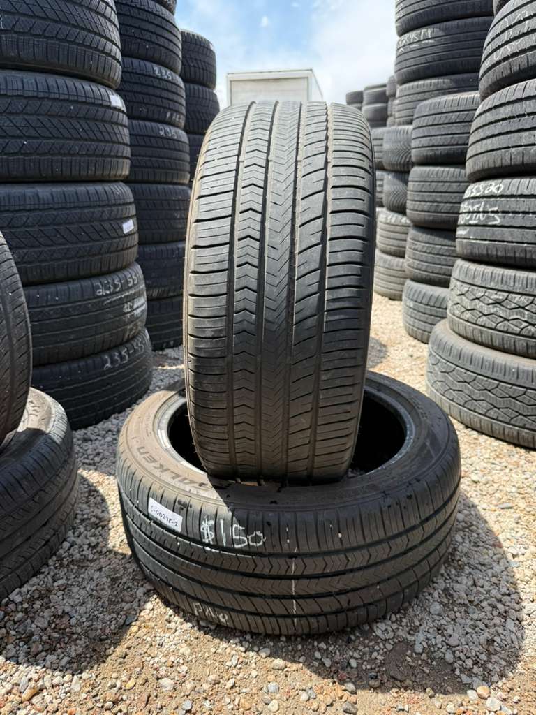 245/45R19 Pair (2 Used Tires) Falken Pro G6 Sport