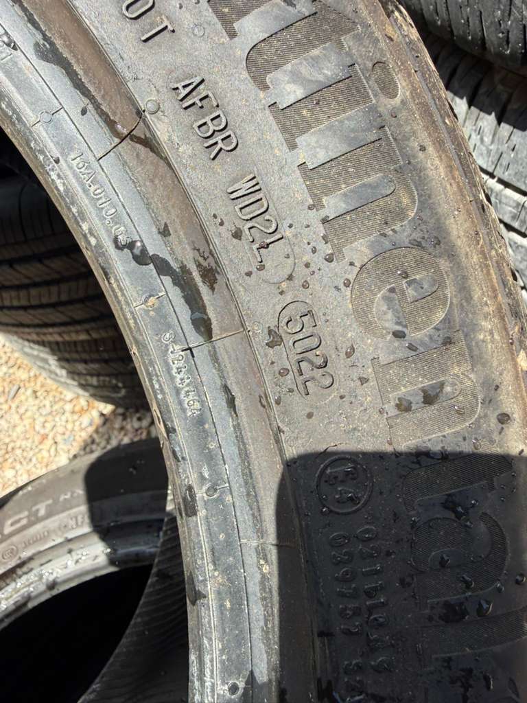 275/45R19 Pair (2 Used Tires) Continental ProContact RX