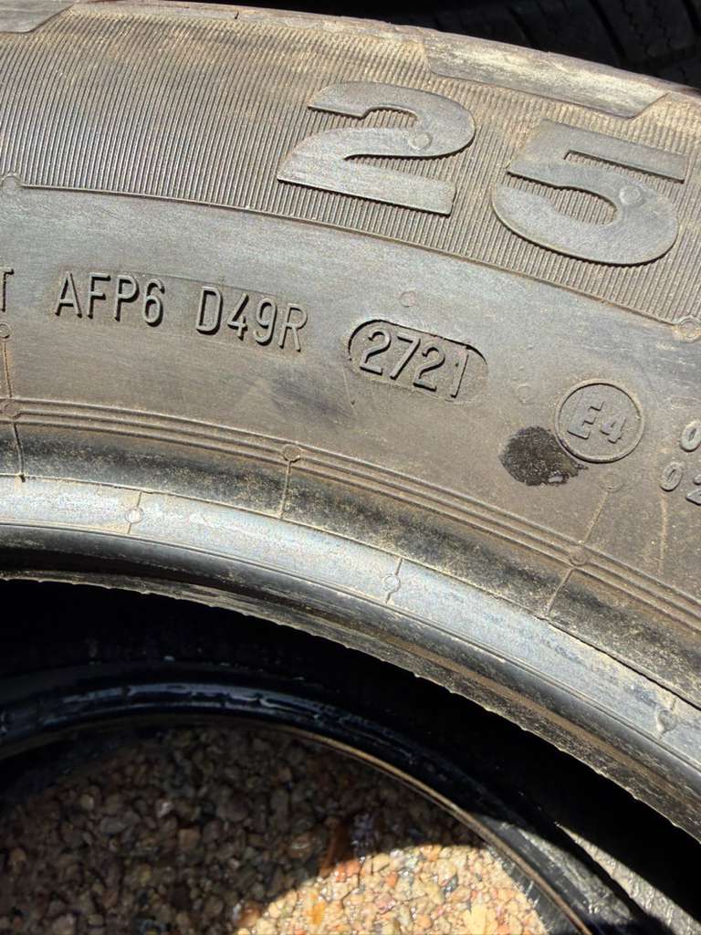 255/55R19 Pair (2 Used Tires) Continental 4x4 Contact