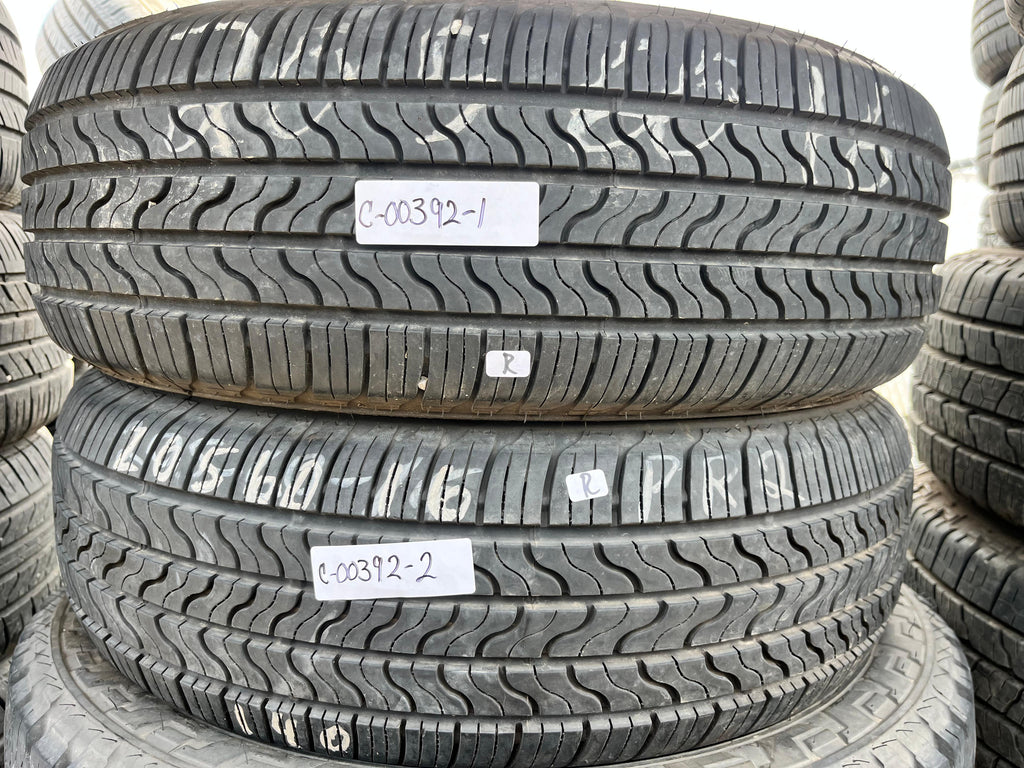 205/60R16 Pair (2 Used Tires) Firestone All Season