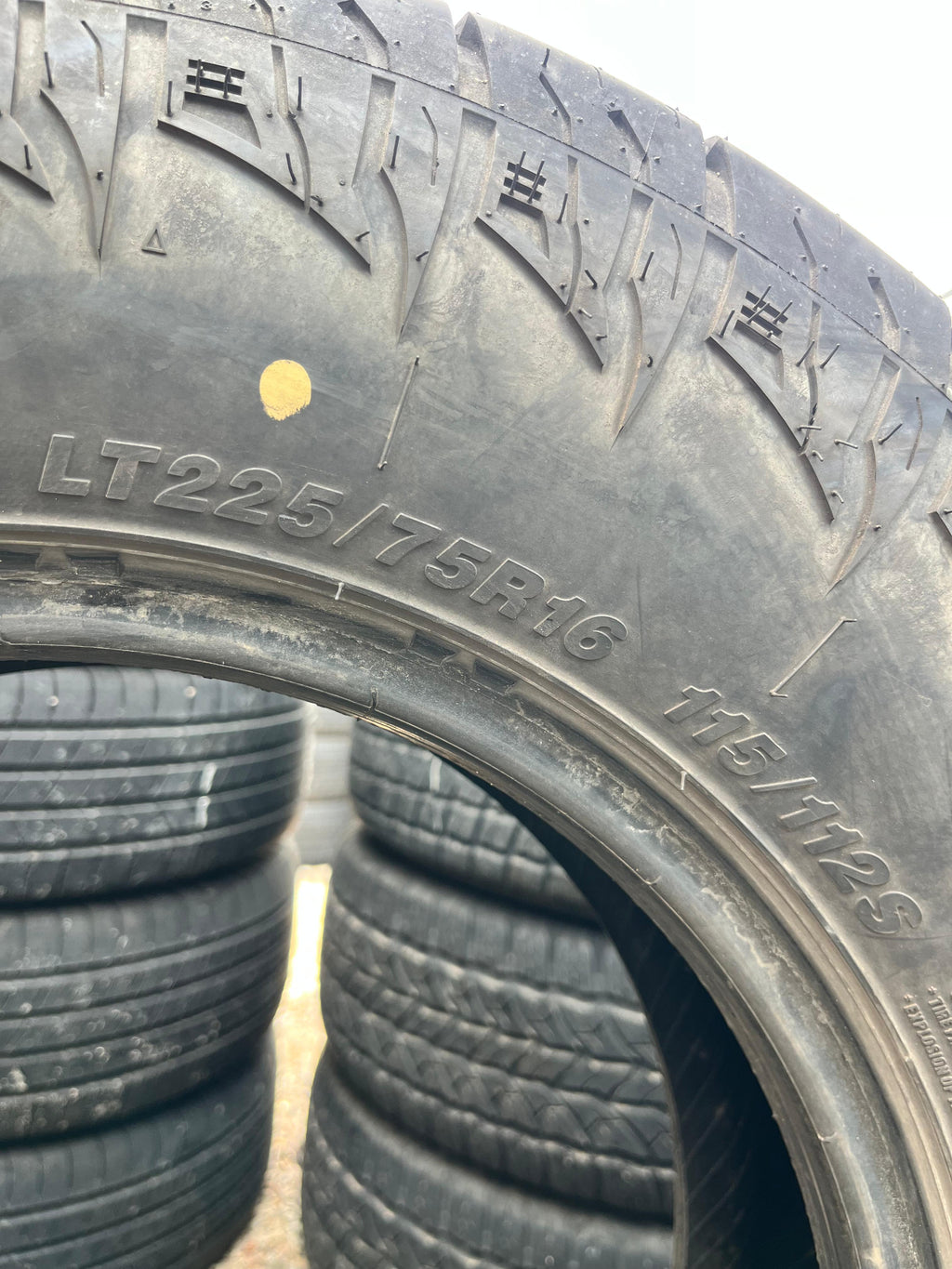 LT225/75R16 Pair (2 Used Tires) Corsa HighWay Terrain Plus