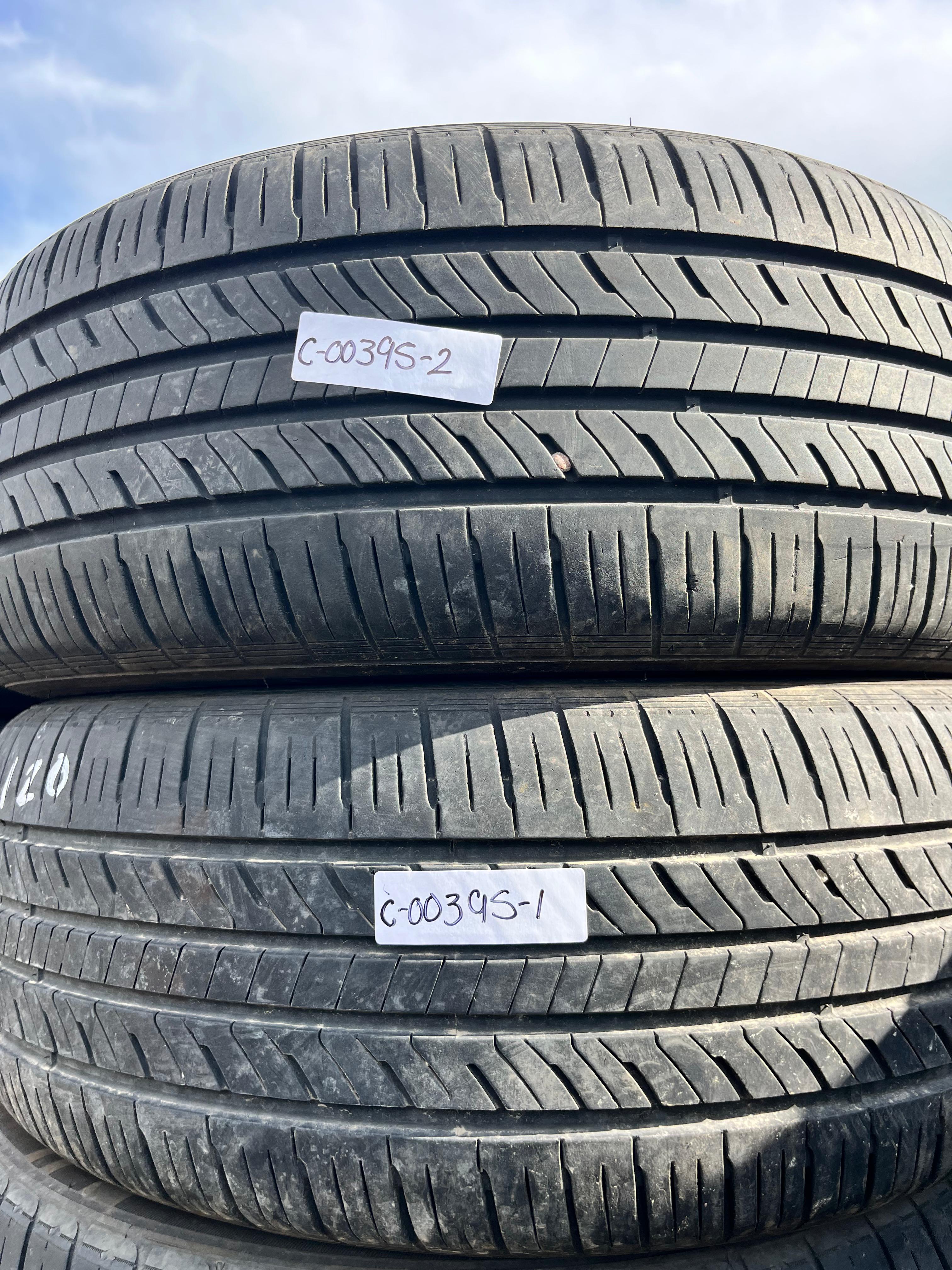 225/60R16 Pair (2 Used Tires) Laufenn G FIT AS