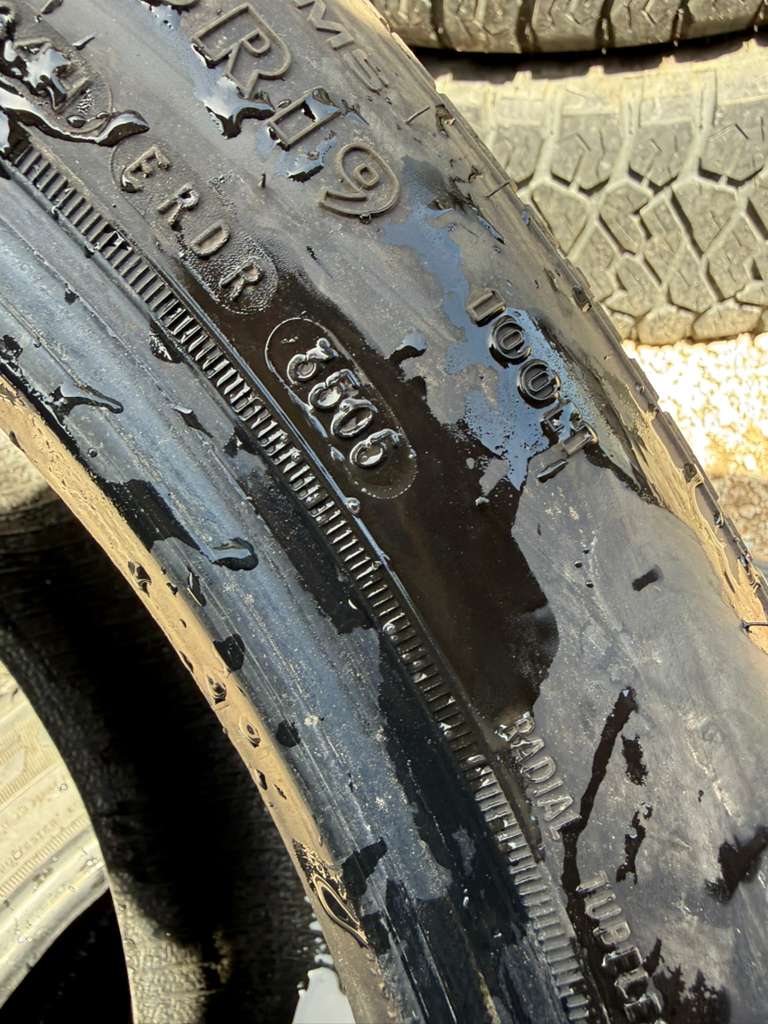 255/45R19 Pair (2 Used Tires) Goodyear Eagle RS-A