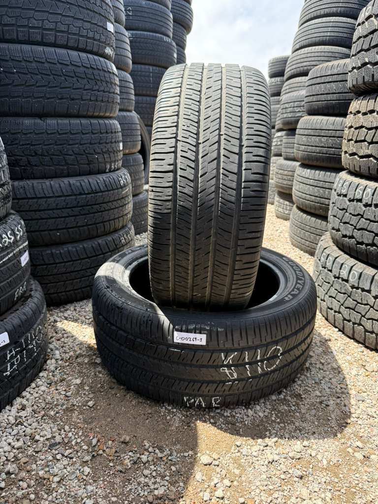 255/45R19 Pair (2 Used Tires) Goodyear Eagle RS-A