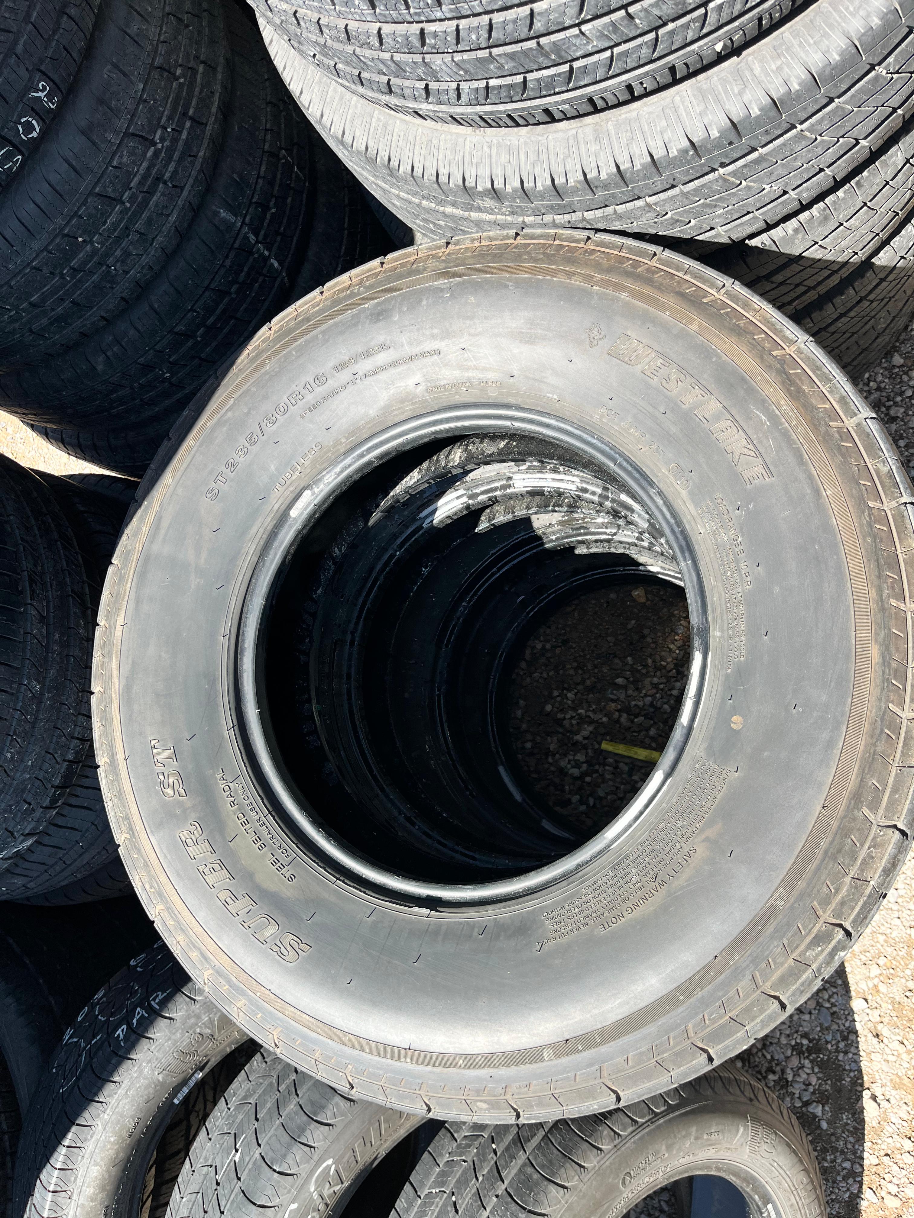 ST235/80R16 Set (4 Used Tires) WestLake Super ST