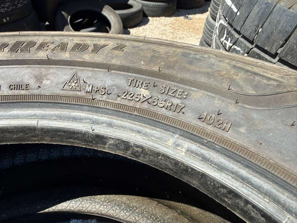 225/65R17 (3 Used Tires) Goodyear Assurance