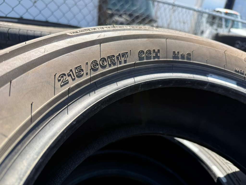 215/60R17 Pair (2 Used Tires) Ironman GR906