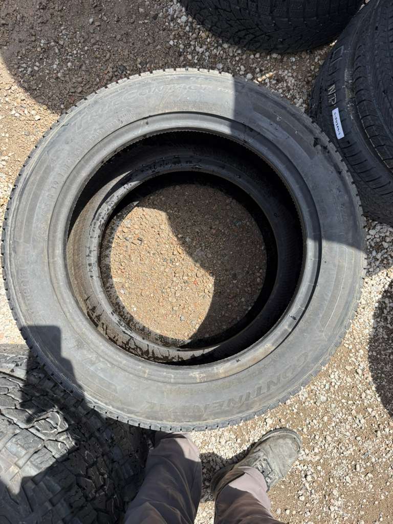 235/55R19 Pair (2 Used Tires) Continental TrueContact Tour