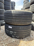 255/45R19 Pair (2 Used Tires) Pirelli P7 AS Plus 3