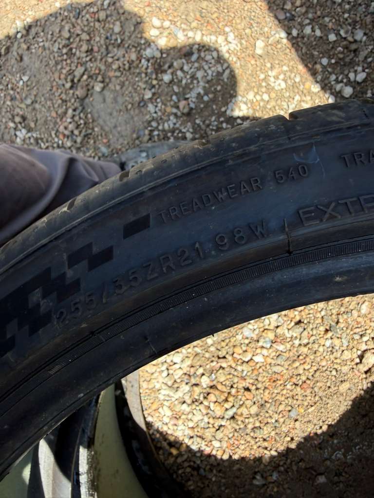 255/35R21 Pair (2 Used Tires)Michelin Pilot Sport All Season 4