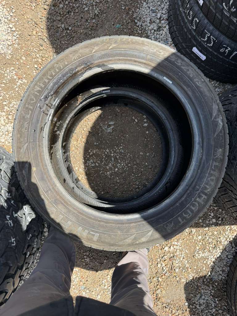 235/55R19 Pair (2 Used Tires) Lionhart  LH-Five