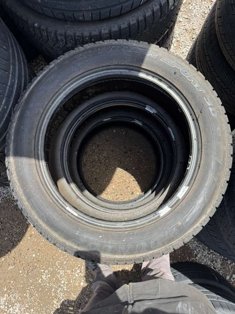 265/50R19 (3 Used Tires) Dunlop SP Winter Sport 3D