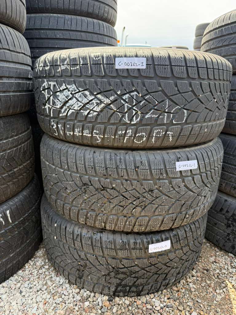 265/50R19 (3 Used Tires) Dunlop SP Winter Sport 3D