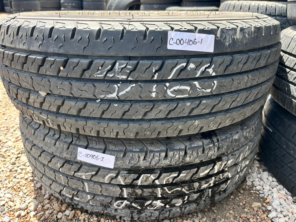 LT225/75R16 Pair (2 Used Tires) Ironman All Country
