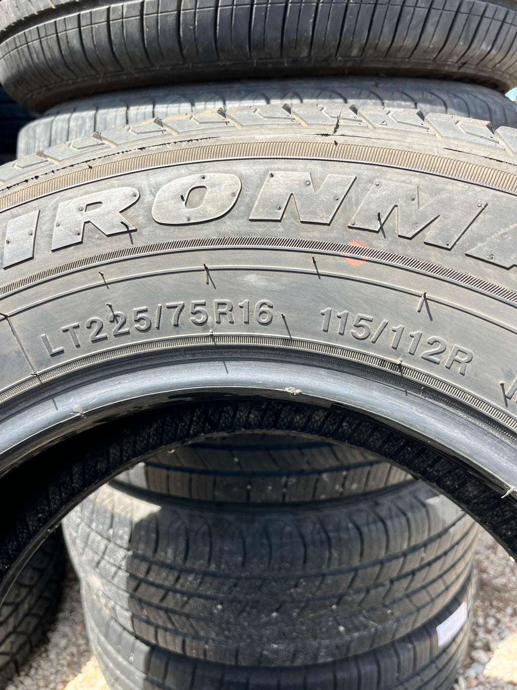 LT225/75R16 Pair (2 Used Tires) Ironman All Country
