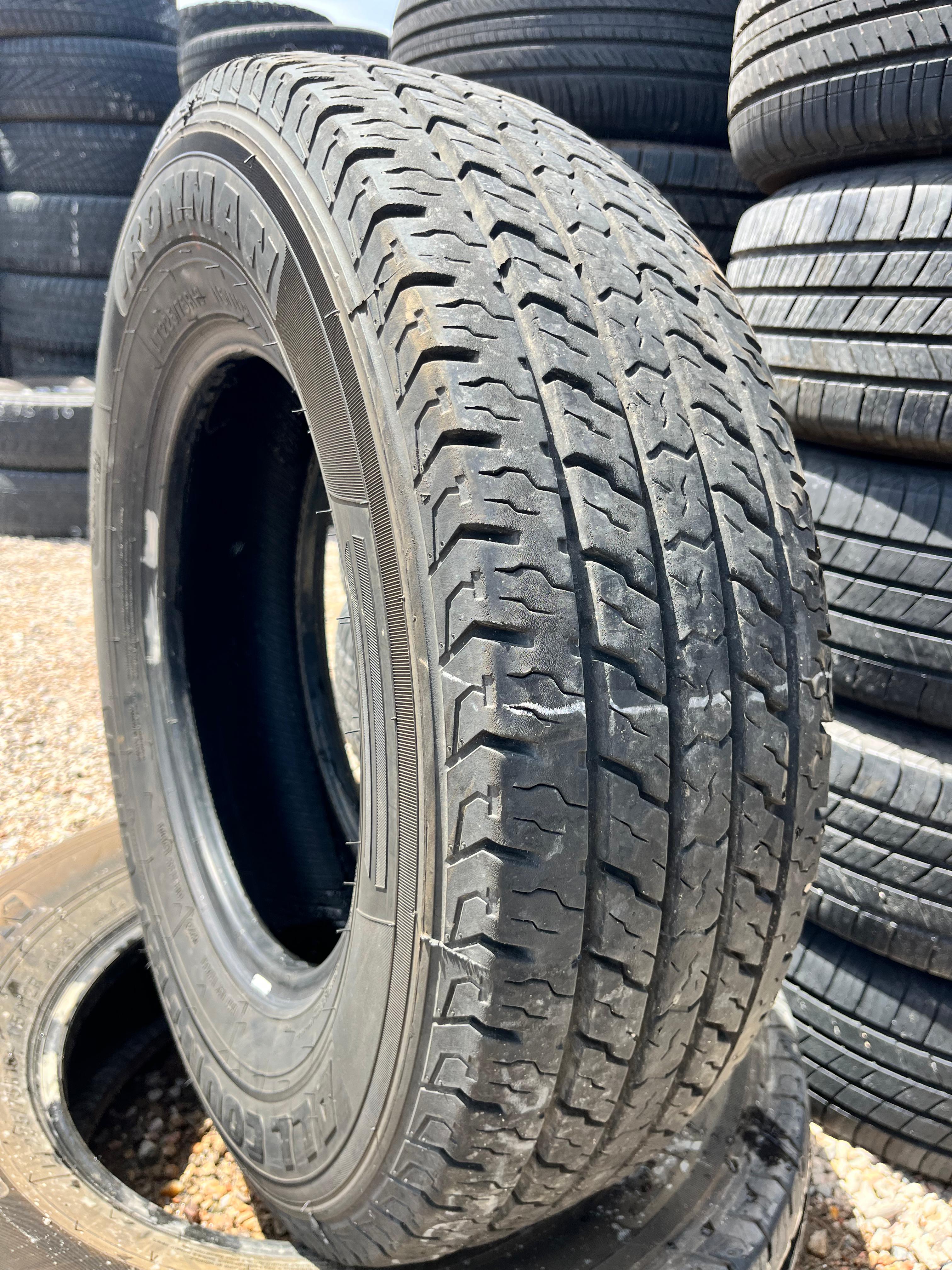 LT225/75R16 Pair (2 Used Tires) Ironman All Country