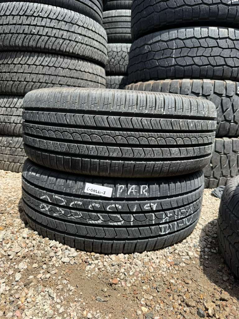 235/55R19 Pair (2 Used Tires) Pirelli Scorpion AS Plus 3