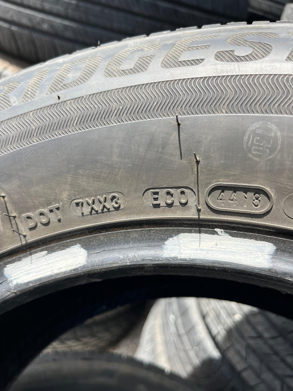 225/60R16 Pair (2 Used Tires) Bridgestone Ecopia