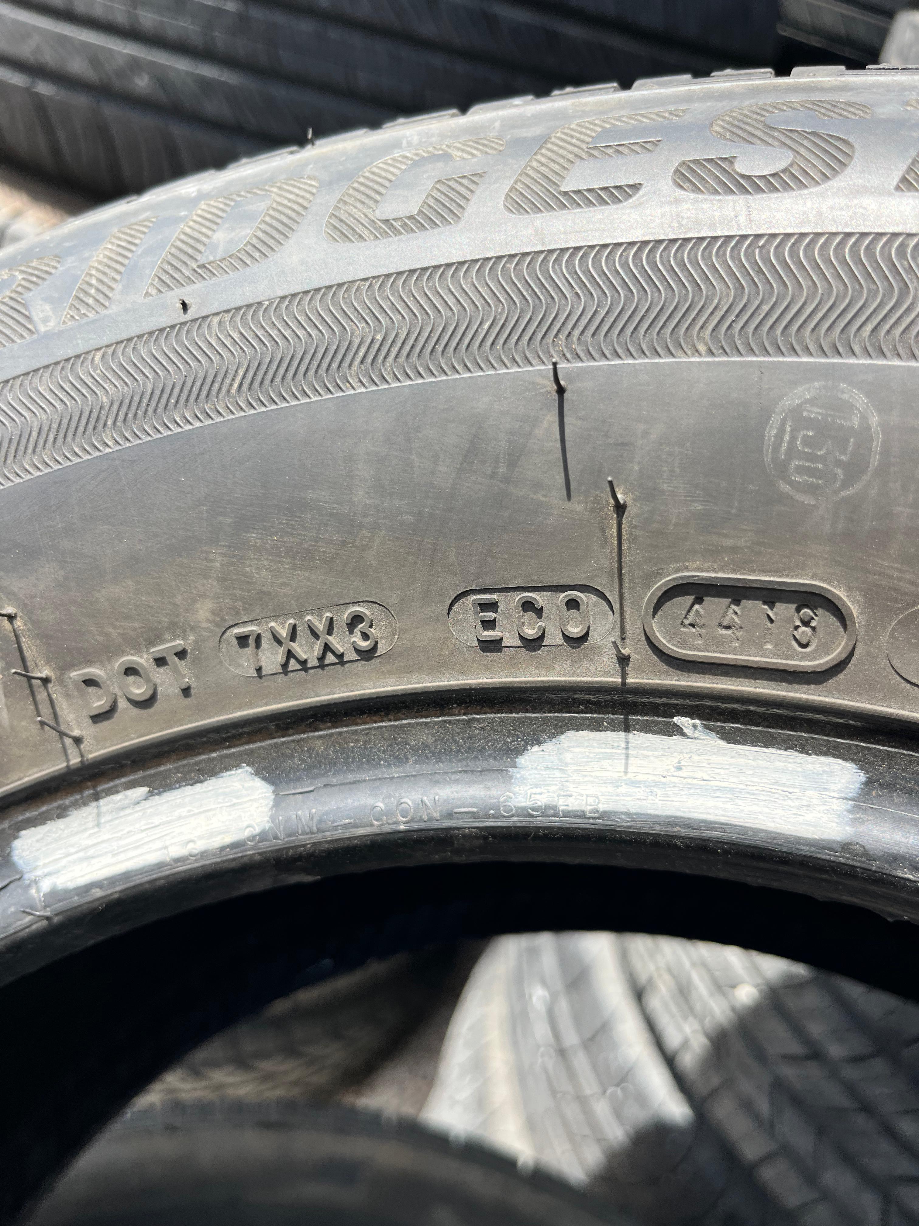225/60R16 Pair (2 Used Tires) Bridgestone Ecopia