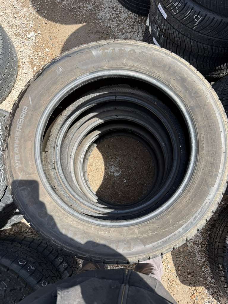 235/55R19 Set (4 Used Tires) Firestone WeatherGrip