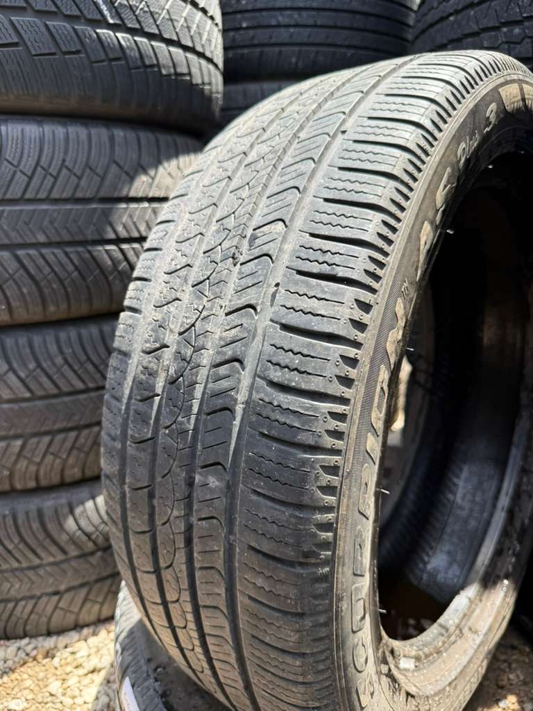 225/55R19 Pair (2 Used Tires) Pirelli Scorpion AS Plus 3