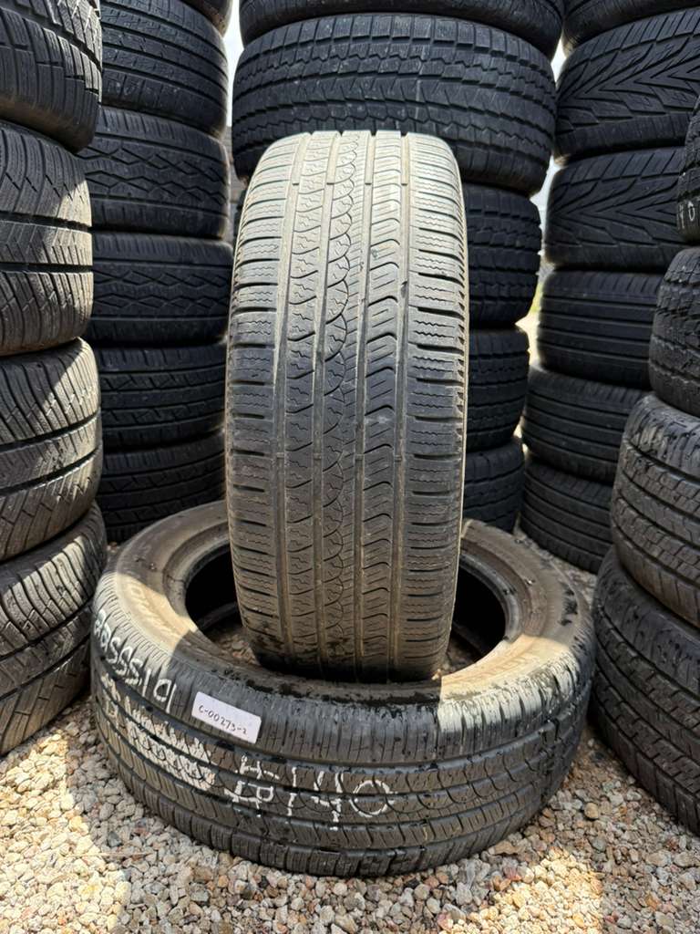 225/55R19 Pair (2 Used Tires) Pirelli Scorpion AS Plus 3