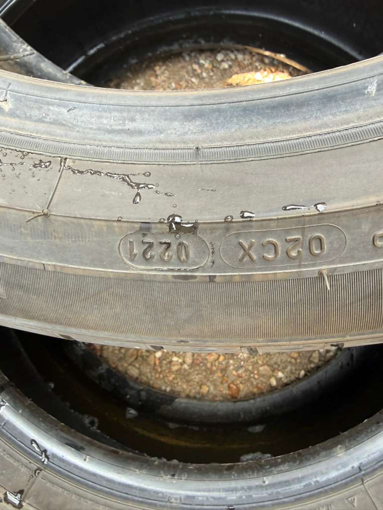 245/45R19 Pair (2 Used Tires) Michelin Primacy Tour A/S