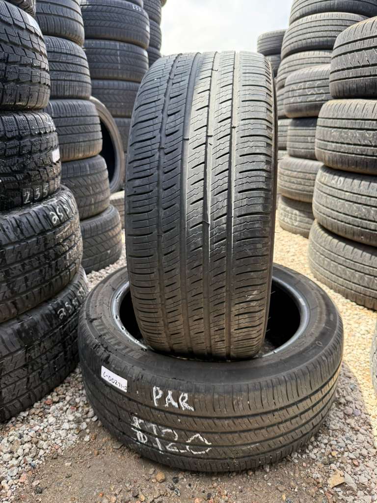 245/45R19 Pair (2 Used Tires) Michelin Primacy Tour A/S