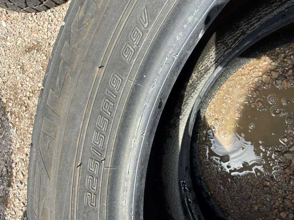225/55R19 Pair (2 Used Tires) Falken Pro G5 CSV