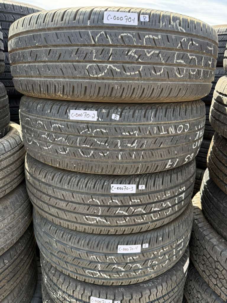 235/65R17 Set (4 Used Tires) Continental Conti Pro Contact