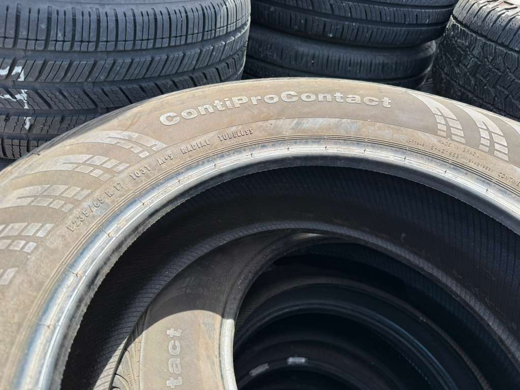 235/65R17 Set (4 Used Tires) Continental Conti Pro Contact